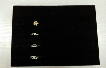  custom velvet foam inserts for jewelry box	