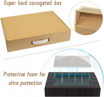  Handmade Laptop Shipping Box EPE Material with Protection Foam Cardboard Packing Paper for Safe Delivery	