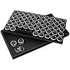  Plastic Nail Art Manicure Empty Cases Decorations Storage Plate Glitter Powder Jewelry Display Nail Art Storage Box	