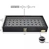  Acrylic Round Box Counter Exhibition Transparent Bare Stone Box Bare Diamond Color Jewel Box Tray Display with Cover	