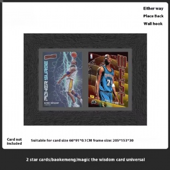  Baseball Card Storage Box Sports Acrylic Card Display Frame with UV Protection Lockable Wall Cabinet for Trading Display Case	