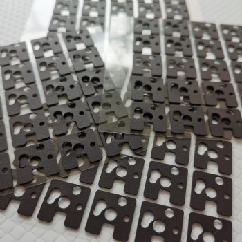  Single Sided Poron Foam Switch Plate Case for Mechanical Keyboard Gasket Sounds Improvement Masking PE Material Adhesive Side	