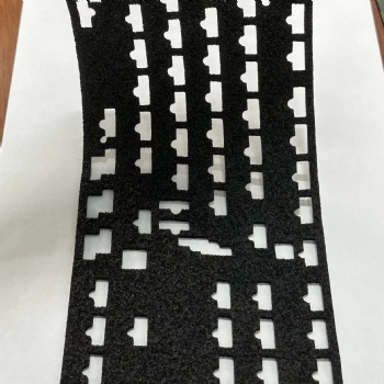  IXPE Spacer Axle Poron Die Cutting EPDM Soft Foam Gasket Heat-Resistant Keyboard Absorption Pad Acrylic Adhesive for Masking	