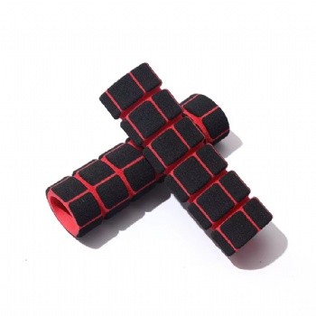  Wave Pattern NBR Foam Handle Grips and Plastic Self-handlebar Fit Equipment Grip Sleeve Accessories	