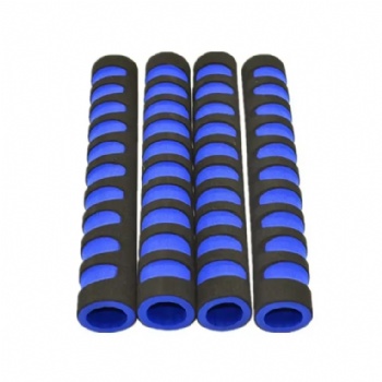  Wave Pattern NBR Foam Handle Grips and Plastic Self-handlebar Fit Equipment Grip Sleeve Accessories	