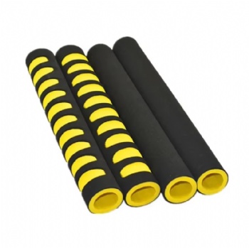  Wave Pattern NBR Foam Handle Grips and Plastic Self-handlebar Fit Equipment Grip Sleeve Accessories	