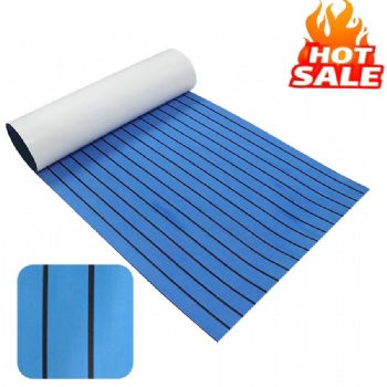 High-grade Blue+black Anti-slip and Sunproof EVA Yacht Deck Floor Mat