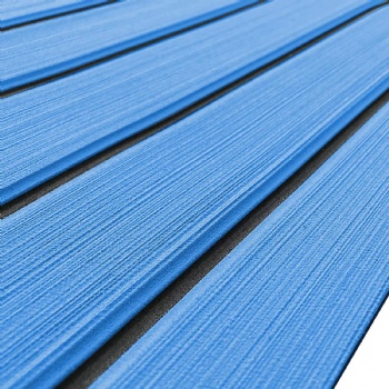  High-grade Blue+black Anti-slip and Sunproof EVA Yacht Deck Floor Mat	