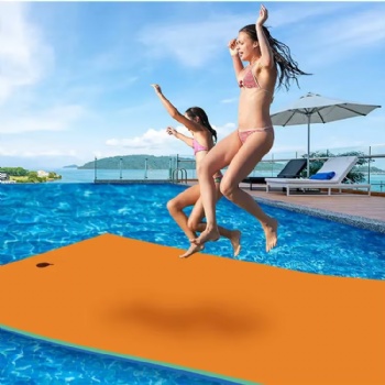  2023 World Popular XPE Foam Fun Pad Water Floating Mat for Swimming Pool Boat Lake Beach 18 15 12 9 ft	
