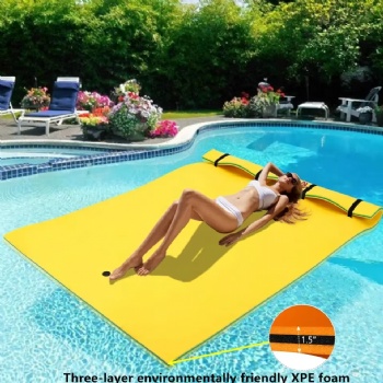  2023 World Popular XPE Foam Fun Pad Water Floating Mat for Swimming Pool Boat Lake Beach 18 15 12 9 ft	