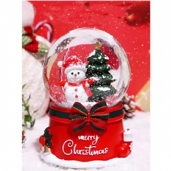 Christmas Gift Crystal Ball Music Box for Children Boys and Girls to Decorate Santa Claus