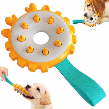  Pet Dog Teething and Chew Toys During Boredom with IQ Ball  and Toothbrush Come with Squeaky for Puppy,Puppies and Small Dogs	