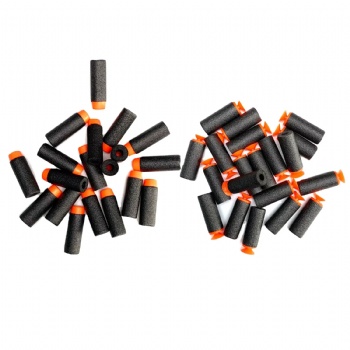  Nerf Toy Gun Foam Refill Darts Bullets EVA Hollow Round Soft Foam Refill Darts Bullet for Children Toy	