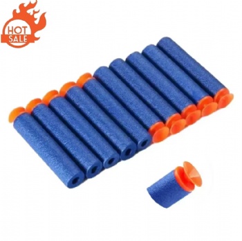 10pcs/Bag 7.2*1.3cm Nerf EVA Foam Soft Refill Darts Bullets for Nerf Toy Gun Rubber Products