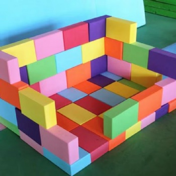  Custom Size Eva Kids Foam Building Blocks in All Colors for Kids Playground with Cutting Processing Service	