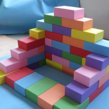  Custom Size Eva Kids Foam Building Blocks in All Colors for Kids Playground with Cutting Processing Service	