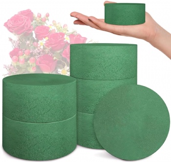 Round Floral Foam Blocks Use in All Variety of Floral Crafts with Fresh Floral Wedding Birthday and Other Special Events
