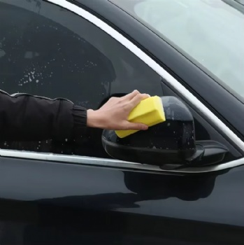  Random Color Door Window Grooves Brush Damp Clean Dust Cleaning Sponge Water Absorbent PVA Sponge Sheet for Household	