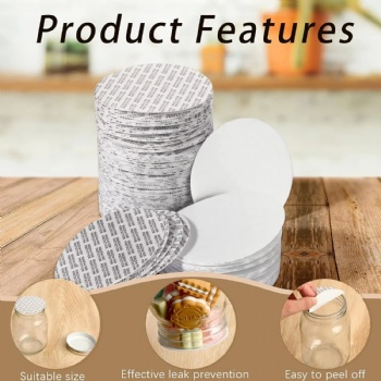  Safe Tamper Resistant Foam Pressure Sensitive Seal Cover Gasket Suitable for Cosmetics Food Plastic Glass Bottles	