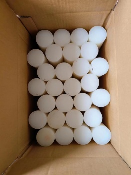  Striking Mc Nylon Rod for Small Die Cutting Leather or Foam Punching Tools Molds 14x5cm in White	