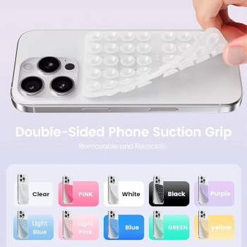  Hot Selling Double-Sided Silicone Suction Cup Phone Holder Phone Mount Accessory for Selfies and Videos Rubber Product	