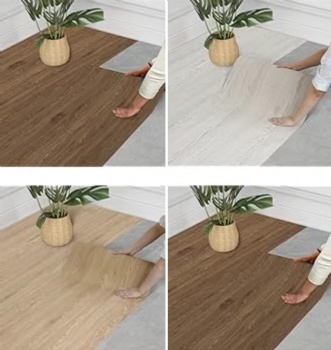  Waterproof Vinyl Flooring Used of Balcony,bedroom,kitech,office,kindergarten	