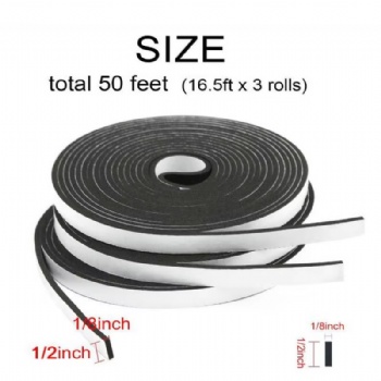  Customized High Density Double Sided Eva Foam Tape Insulation Strips	