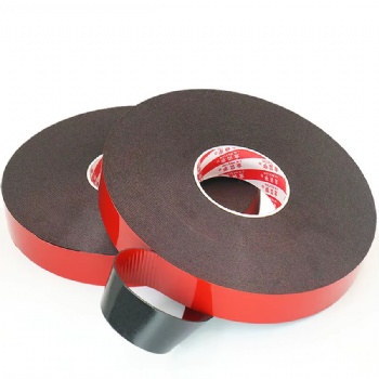  Customized Width 1mm 1.5mm 2mm 3mm Black White Strong Solvent Acrylic Adhesive Double Sided PE Foam Tape Roll	