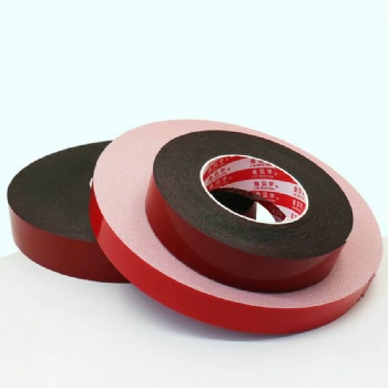  Customized Width 1mm 1.5mm 2mm 3mm Black White Strong Solvent Acrylic Adhesive Double Sided PE Foam Tape Roll	