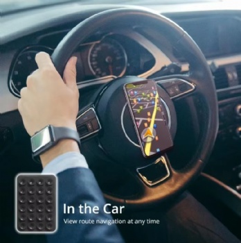  Factory Direct Sale Single Sided Square Silicone Mobile Phone Sucker Holder Suction Cup Phone Holder Moulding for Cell Phones	