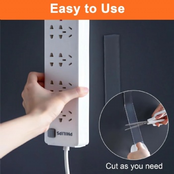  Transparent  Double-sided  Nano Adhesive Tape  for Hanging Pictures Posters Carpet Photos Installation	
