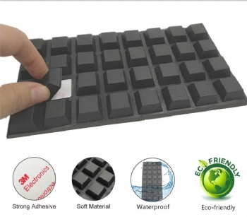  Self-Adhesive Non-Slip Rubber Foam Grip Pad Type Edge Protector	