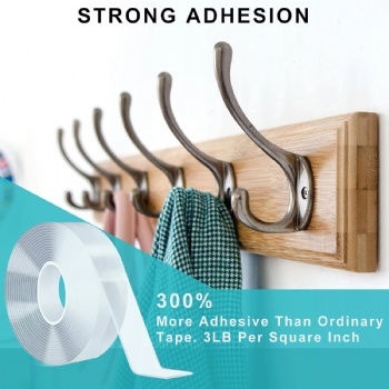  Traceless Adhesive Double-sided Nano Tape Use for Hanging Pictures Posters Carpet Photos Installation	