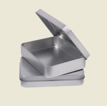  Metal Hinged  Empty Tin Cans Box Container Mini Portable Small Storage Container Kit Tin Box Container, Small Tin with Lid	