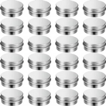  Metal Hinged  Empty Tin Cans Box Container Mini Portable Small Storage Container Kit Tin Box Container, Small Tin with Lid	