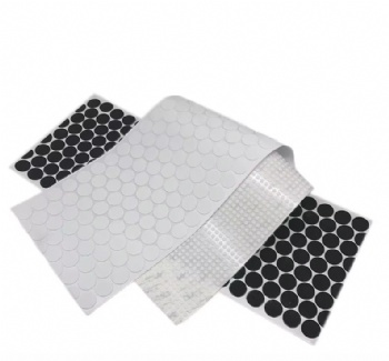  Customized Shape Self-Adhesive Silicone Furniture Pads Non-Slip Die Cutting Feet Pad	