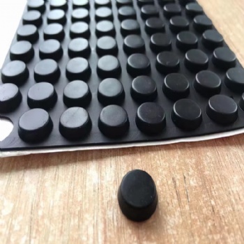  Customized Shape Self-Adhesive Silicone Furniture Pads Non-Slip Die Cutting Feet Pad	