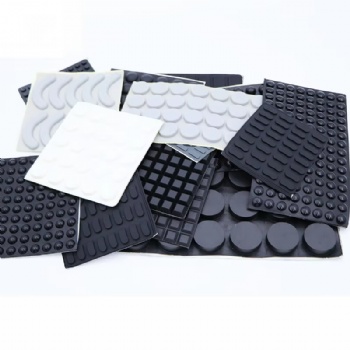  Customized Shape Self-Adhesive Silicone Furniture Pads Non-Slip Die Cutting Feet Pad	