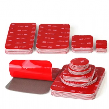 Acrylic Pressure Sensitive Double Sided Foam Mounting Tape Strong Adhesive Waterproof for Masking Purpose	