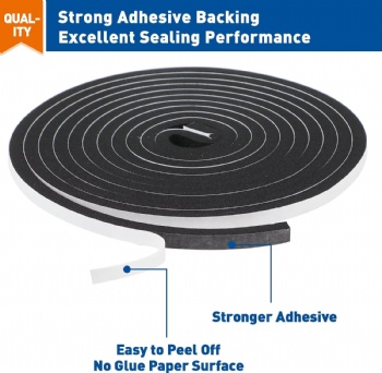  High Density Insulation Self-adhesive Tape Suitable for Sealing Doors windows and air Conditioners	
