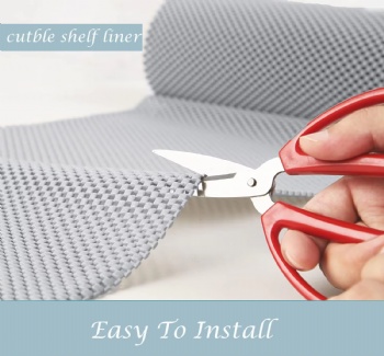  Easy to Install and Store Non Adhesive PVC Anti slip Mat Roll Suitable for Cabinet Drawer Racks, Kitchen Utensils, and Tableware	
