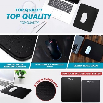  Extra Large and Thick Lock Edge Mouse Pad for Office Gaming Mouse Pad and Shortcut Key Notebook Keyboard Pad	