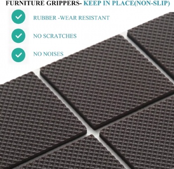  Anti-Scratch Furniture Eva Foam Adhesive Pads Floor Protector Felt Pad for Hard Floors Chair Leg Protectors	