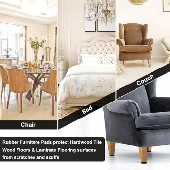  Anti-Scratch Furniture Eva Foam Adhesive Pads Floor Protector Felt Pad for Hard Floors Chair Leg Protectors	