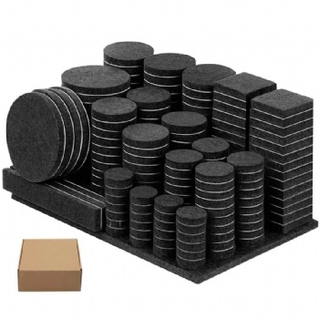 Wholesale Anti Scratch Felt Pads for Furniture Legs of Variety Sizes