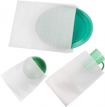 3 Sizes Thick Cushion Wrap Pouches Foam Wrap Sheets Packing Pouches Against Chipping & Breakage for Packing, Moving, Shipping