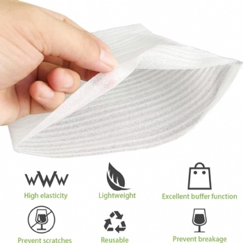  100PCS, Gla Pack Foam Wrap Sheets Cushioning for Shipping, Packaging, Storage-Safely Cushion Wrap for Dishes, Furnsses, Plates	