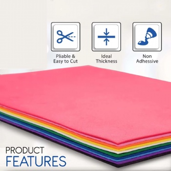  Colorful EVA Foam Sheets for DIY Projects and Handicrafts	