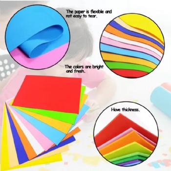  Colorful EVA Foam Sheet Roll for Children's Handcraft Products with Cutting and Moulding Processing Services	
