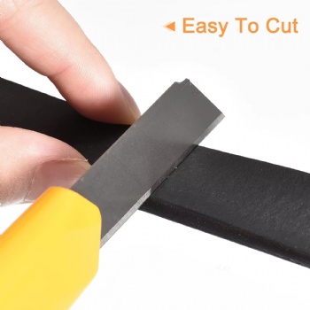  EPDM Rubber Foam Sheet Strip Neoprene Rubber Sheet Rolls Weather Strip for DIY Gasket, Crafts, Insulation	